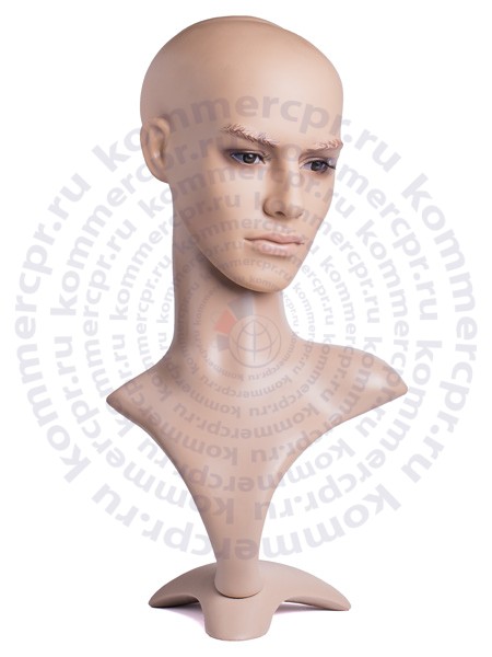 Манекен головы мужской на подставке GMM1 