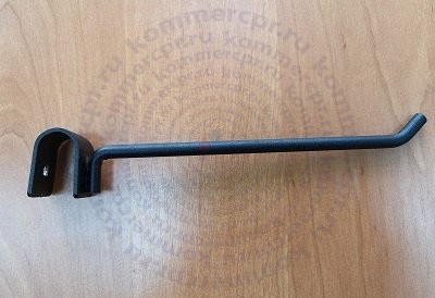 Крючки черные на овальную трубу дипметром 5 мм