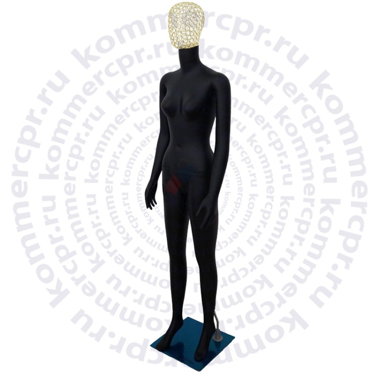 Манекен женский матовый без лица, SS-BS011-metal head