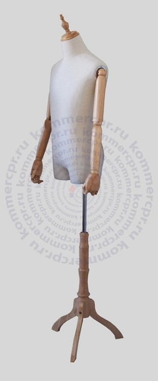 Манекен портновский-демонстрационный мужской с шарнирными руками E-1CN