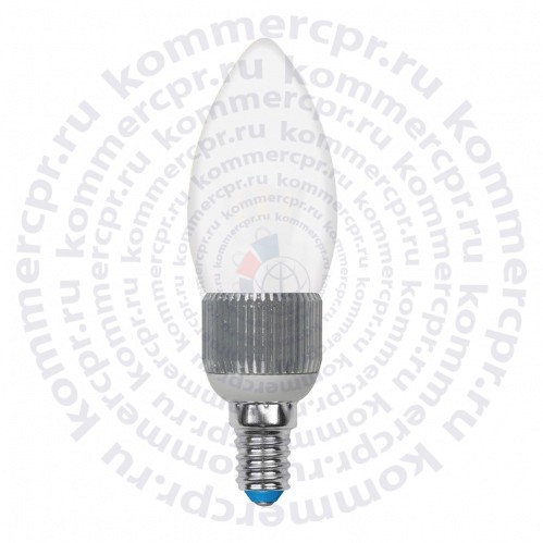 Лампа светодиодная пятилепестковая для хрустальных люстр, свеча, матовая колба LED-C37P-5W/WW/E14/FR/DIM ALC03SL