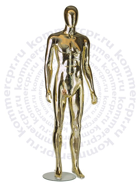 Манекен мужской стилизованный WA-2005(gold/silver)