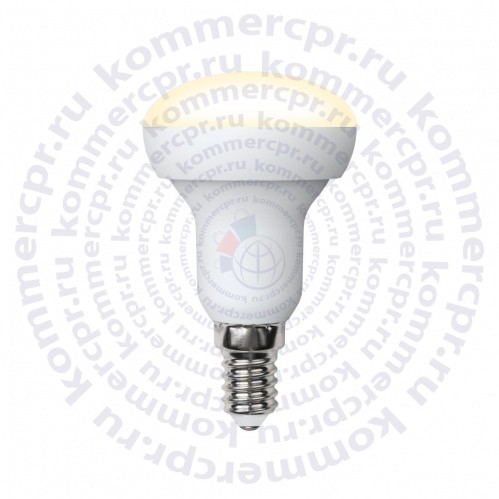 Лампа светодиодная форма  Рефлектор, матовая колба LED-R50-6W/WW/E14/FR/O