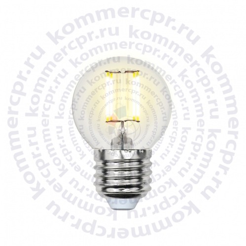 Лампа светодиодная Серия SKY, теплый белый свет LED-G45-6W/WW/E27/CL PLS02WH