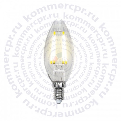 Лампа светодиодная, форма свеча, прозрачная Серия AIR LED-C35-7,5W/WW/E14/CL GLA01TR