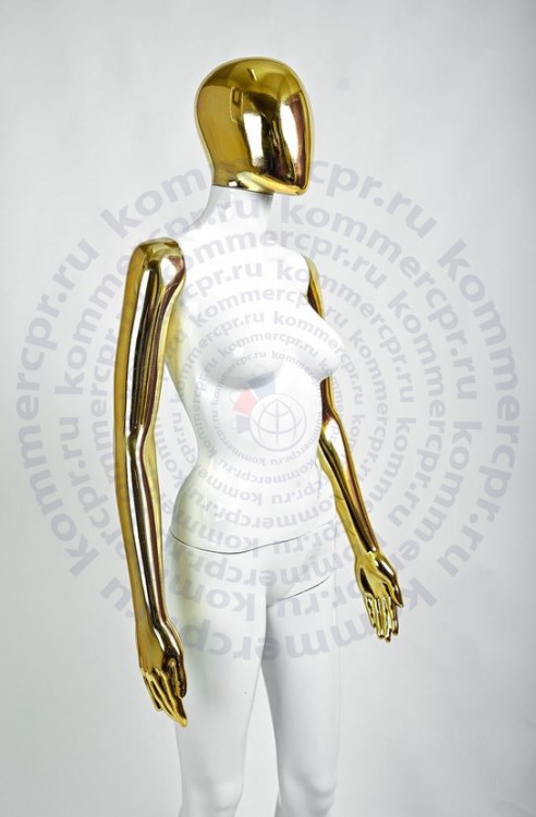 Манекен женский матовый без лица (комбинированный) FGS-01RU.COMBINED