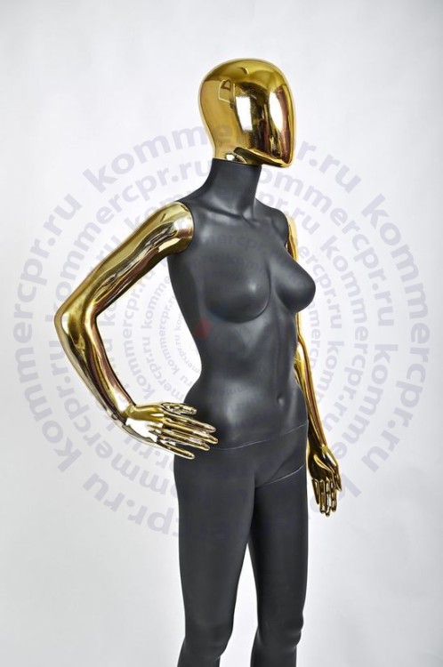 Манекен женский матовый без лица (комбинированный) FGS-03RU.COMBINED