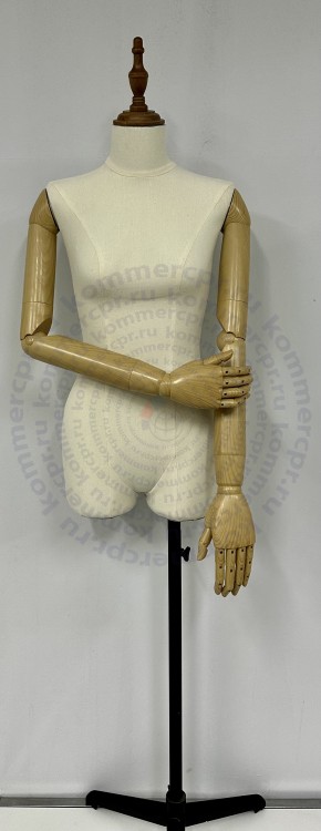 Манекен портновский-демонстрационный женский с руками (руки пластик) FK-21