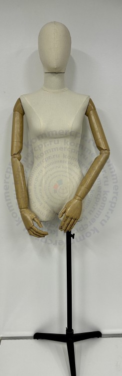 Манекен портновский-демонстрационный женский с головой и руками (руки пластик )FK-21.Head