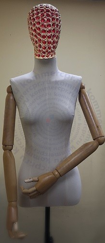 Манекен портновский-демонстрационный женский с шарнирными руками XD-G3008-1